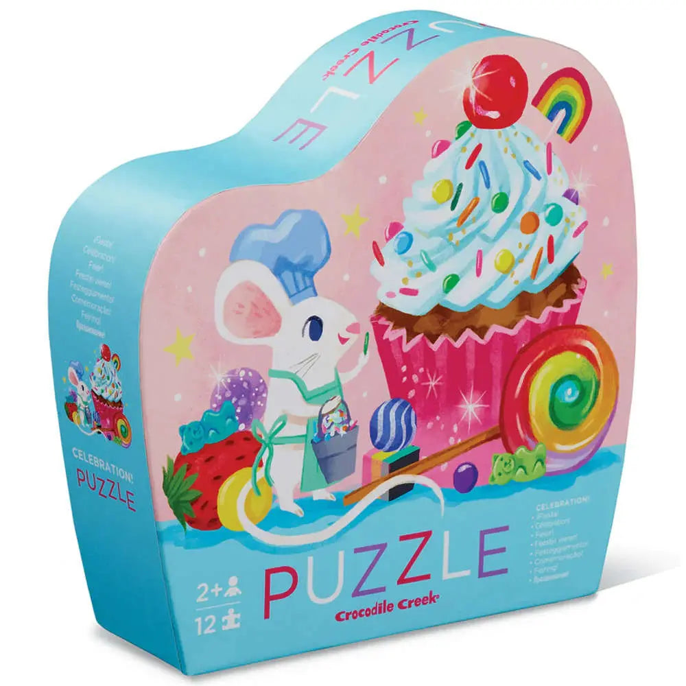 Eco - Friendly Solid Wood Educational Toys with Shape - Sorting Features for 1 - 3 Year OldsCelebration Puzzle 12 Pieces Eco - Friendly Solid Wood Educational Toys with Shape - Sorting Features for 1 - 3 Year OldsCelebration Puzzle 12 Pieces