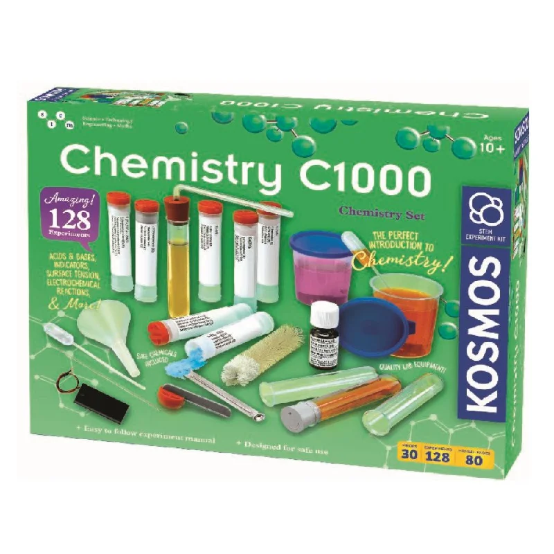 Solid Wood Educational Toys with a Math - Problem - Solving ChallengeThames & Kosmos C1000 Chemistry Set