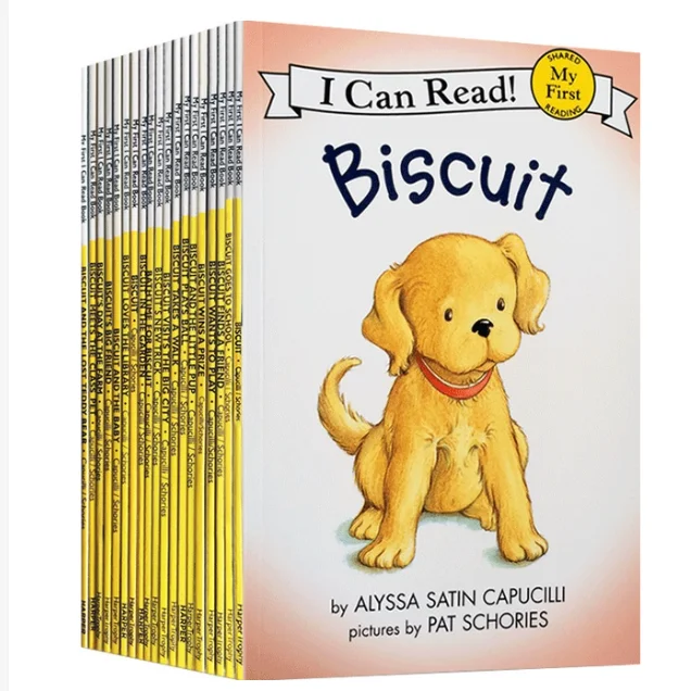 Hand - Sanded Wooden Educational Toys for Safe Exploration by PreschoolersClearance - 24 Books/set Biscuit Series - I can Read - My First Reading series by Alyssa Satin Capucilli Hand - Sanded Wooden Educational Toys for Safe Exploration by PreschoolersClearance - 24 Books/set Biscuit Series - I can Read - My First Reading series by Alyssa Satin Capucilli