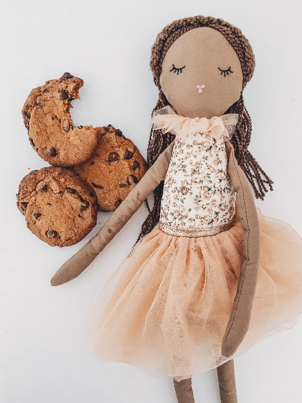 Collector - Grade Porcelain Dolls with Hand - Painted Facial Features and Custom - Made AccessoriesCookie Scented Doll