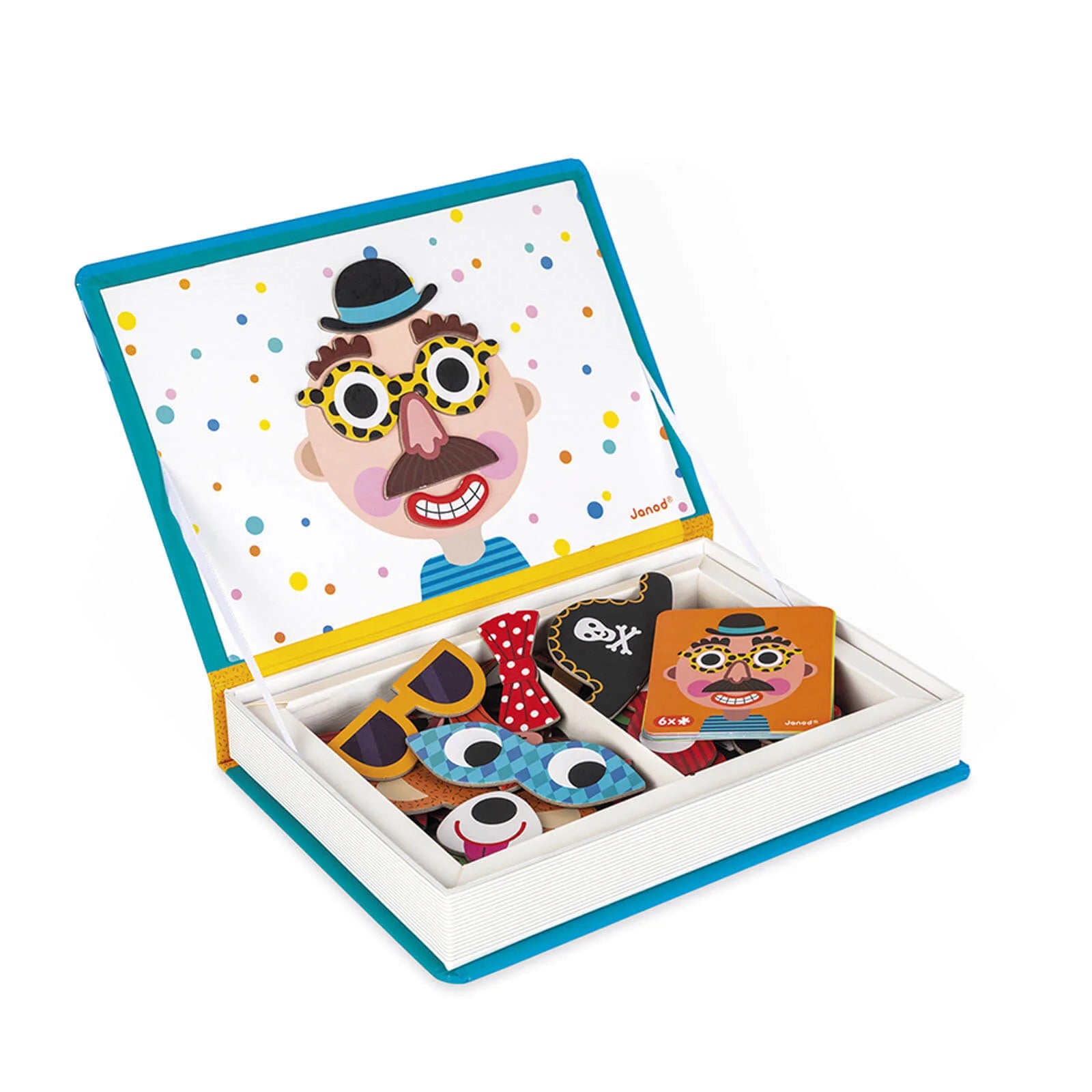 Natural Wood Early Learning Educational Toys for Toddlers' Cognitive DevelopmentJanod Crazy Faces Magneti' Book Natural Wood Early Learning Educational Toys for Toddlers' Cognitive DevelopmentJanod Crazy Faces Magneti' Book