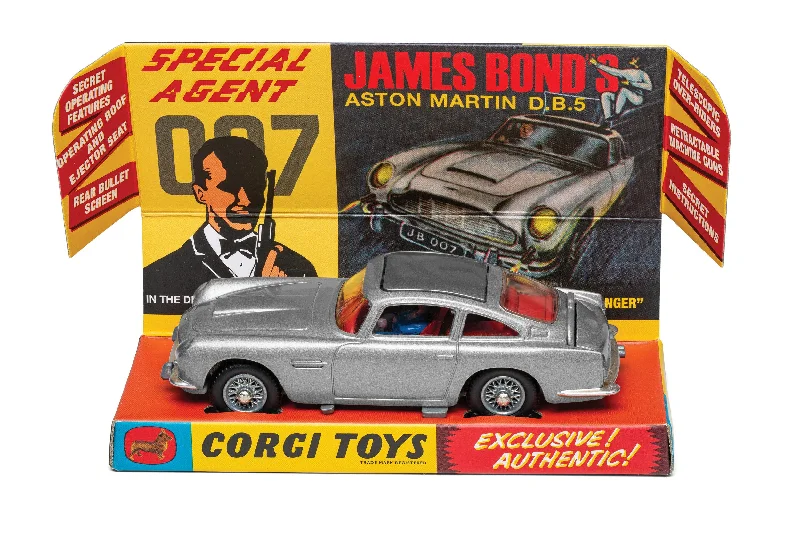 1:18 Scale Die - Cast Model of a 1969 Chevrolet Camaro SS with Opening Doors and HoodCorgi RT26101S James Bond - Aston Martin DB5 Silver Version