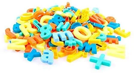 Natural Wood Educational Toys with a Magnetic Puzzle Design for Brain TrainingCrayola 77pcs Magnetic Letters & Numbers