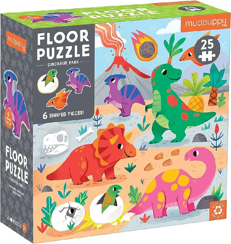 Solid Wood Educational Toys with a Coding and Logic - Building GameDinosaur Park Floor Puzzle Solid Wood Educational Toys with a Coding and Logic - Building GameDinosaur Park Floor Puzzle