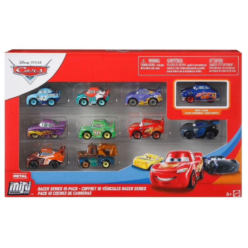 Natural Finish Solid Wood Musical Instrument Models Toys for Music LoversDisney Pixar Cars Mini Racers 10 Pack Assortment