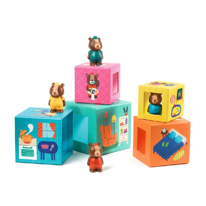 Eco - Friendly Wooden Educational Toys with a Gardening and Plant - Growing KitDjeco Stacking Blocks - TopaniHouse Eco - Friendly Wooden Educational Toys with a Gardening and Plant - Growing KitDjeco Stacking Blocks - TopaniHouse
