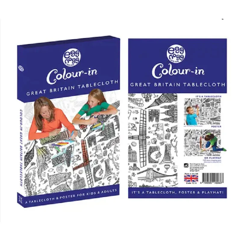 Sustainable Wooden Educational Toys with a Storytelling and Role - Playing SetEggnogg Colour-In Giant Poster / Tablecloth - Great Britain Sustainable Wooden Educational Toys with a Storytelling and Role - Playing SetEggnogg Colour-In Giant Poster / Tablecloth - Great Britain