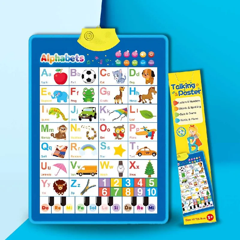 Eco - Conscious Solid Wood Educational Toys with a Social - Skills Development GameElectronic Alphabet Voice Poster Educational Toy