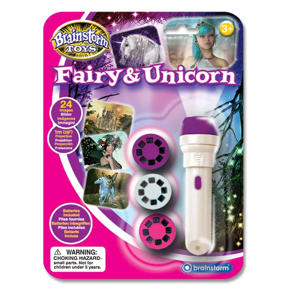 Eco - Conscious Solid Wood Educational Toys with a Social - Skills Development GameFairy & Unicorn torch projector