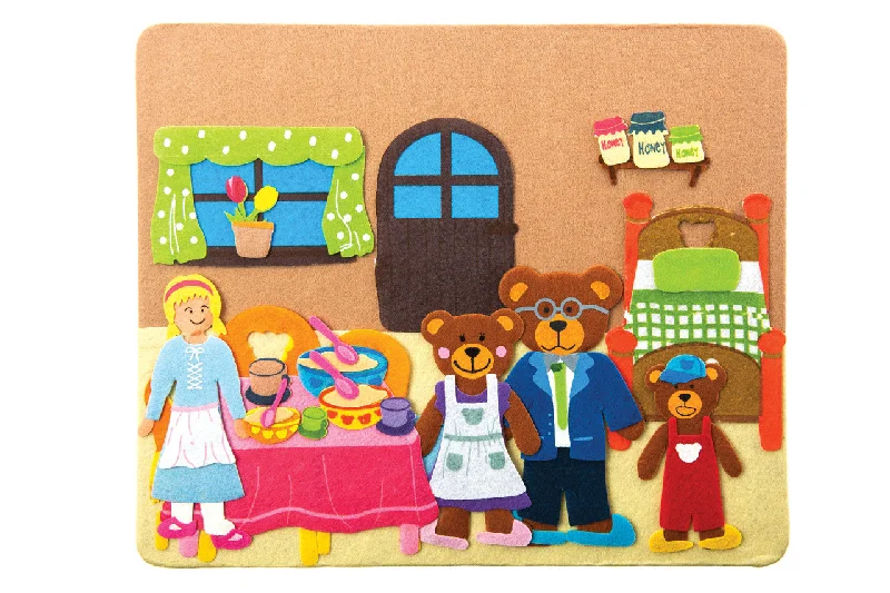 High - Quality Solid Wood Educational Toys for Developing Fine Motor Skills in KidsFelt Creations Goldilocks and the Three Bears High - Quality Solid Wood Educational Toys for Developing Fine Motor Skills in KidsFelt Creations Goldilocks and the Three Bears