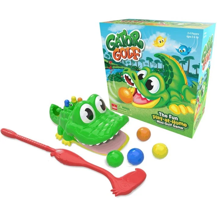 Eco - Conscious Solid Wood Educational Toys with a Social - Skills Development GameGator Golf Game