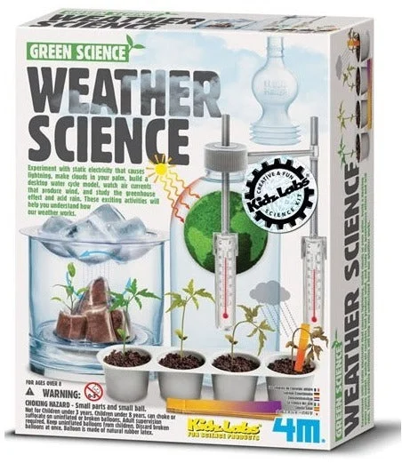 Solid Wood Educational Toys with a Math - Problem - Solving ChallengeGreen Science Weather Science 4M