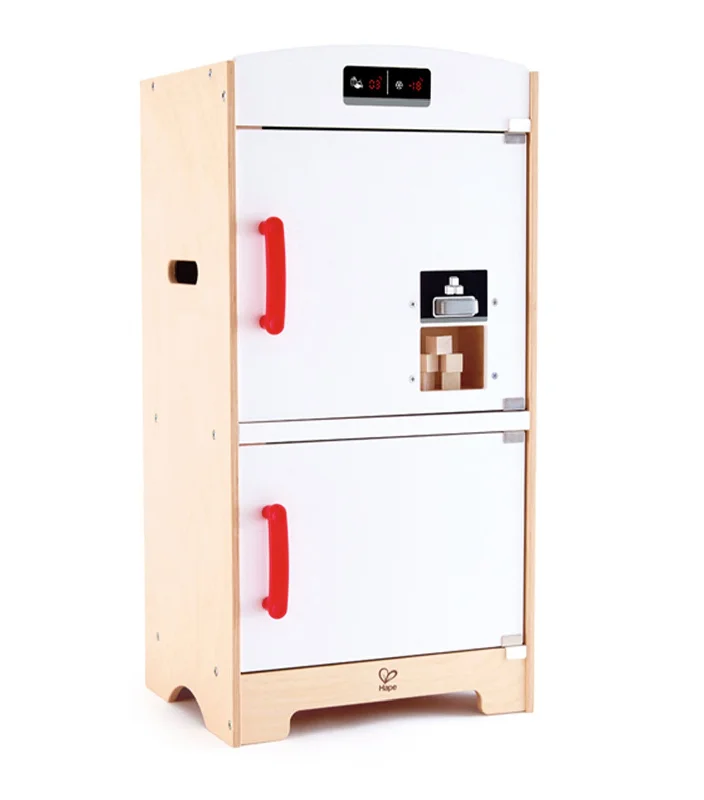 Large - Scale Solid Wood Educational Toys for Group Learning and CollaborationWhite Fridge Freezer Large - Scale Solid Wood Educational Toys for Group Learning and CollaborationWhite Fridge Freezer