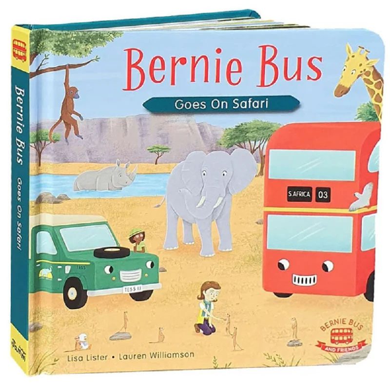 Hand - Painted Wooden Educational Toys in a Historical and Cultural ThemeIndigo Jamm Bernie Bus Goes On Safari- Book