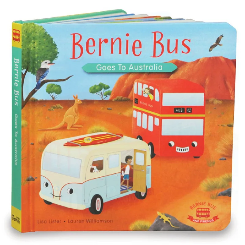 Solid Wood Educational Toys with a Math - Problem - Solving ChallengeIndigo Jamm Bernie Bus Goes to Australia- Book