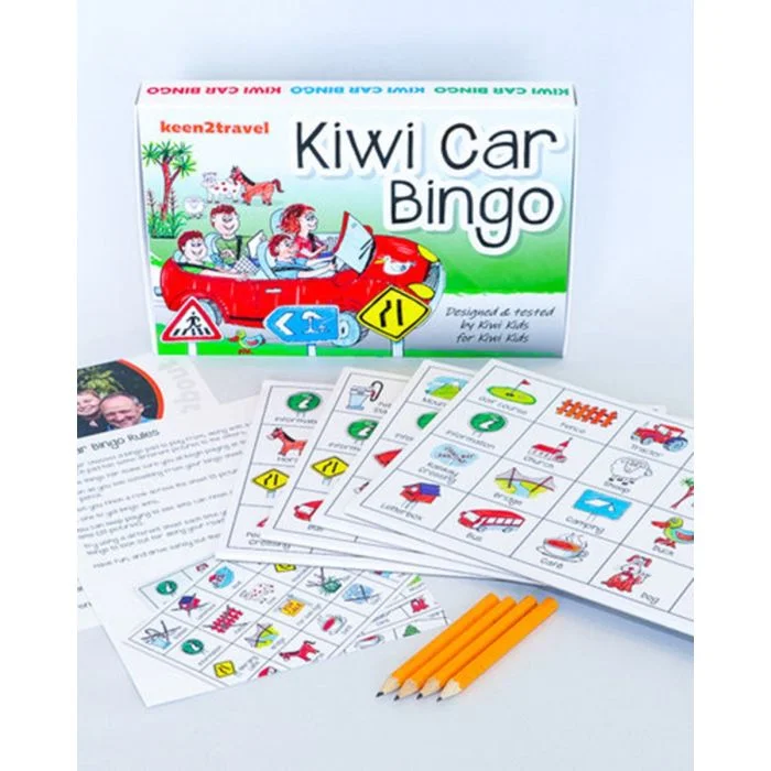 Hand - Painted Wooden Educational Toys in a Historical and Cultural ThemeKiwi Car Bingo Hand - Painted Wooden Educational Toys in a Historical and Cultural ThemeKiwi Car Bingo
