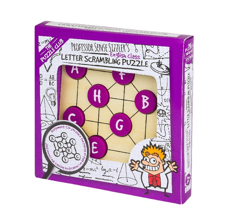 Hand - Painted Wooden Educational Toys in a Historical and Cultural ThemeLetter Scrambling Puzzle