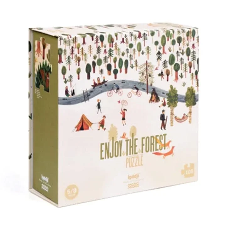 Hand - Painted Wooden Educational Toys in a Historical and Cultural ThemeLondji 100 Piece Jigsaw Puzzle Enjoy the Forest