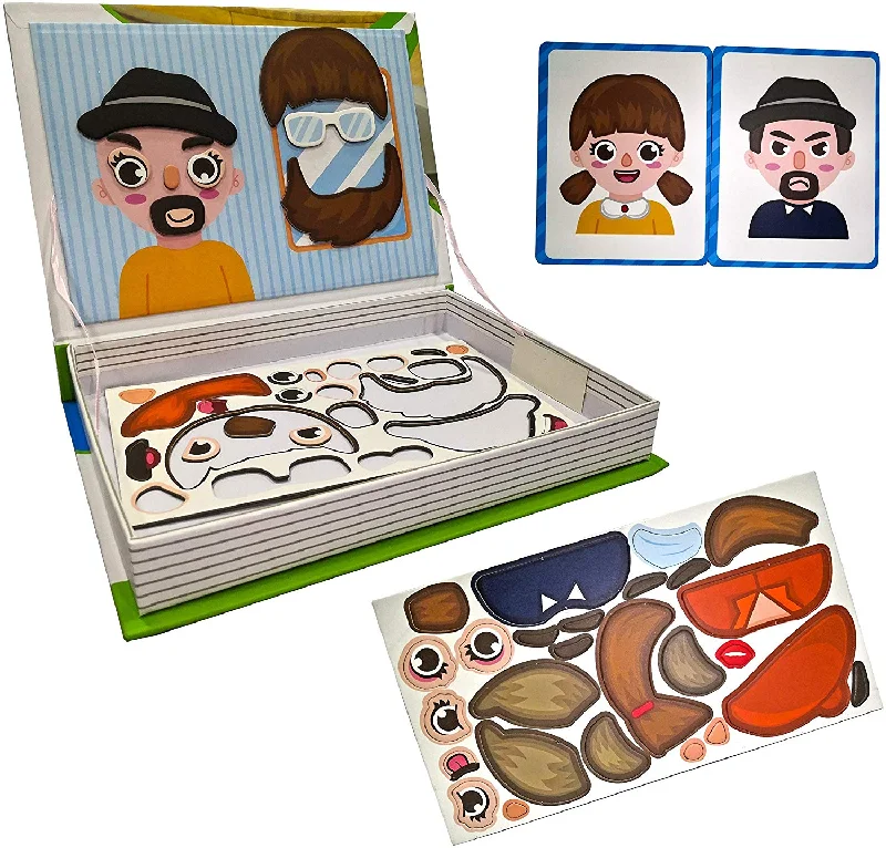High - Grade Solid Wood Educational Toys for Improving Hand - Eye CoordinationMagnetic Facial Expression Box Set High - Grade Solid Wood Educational Toys for Improving Hand - Eye CoordinationMagnetic Facial Expression Box Set