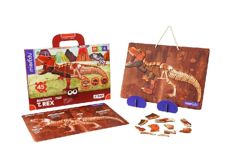 Eco - Friendly Solid Wood Educational Toys with Shape - Sorting Features for 1 - 3 Year OldsMagnetic Pad T.Rex Eco - Friendly Solid Wood Educational Toys with Shape - Sorting Features for 1 - 3 Year OldsMagnetic Pad T.Rex