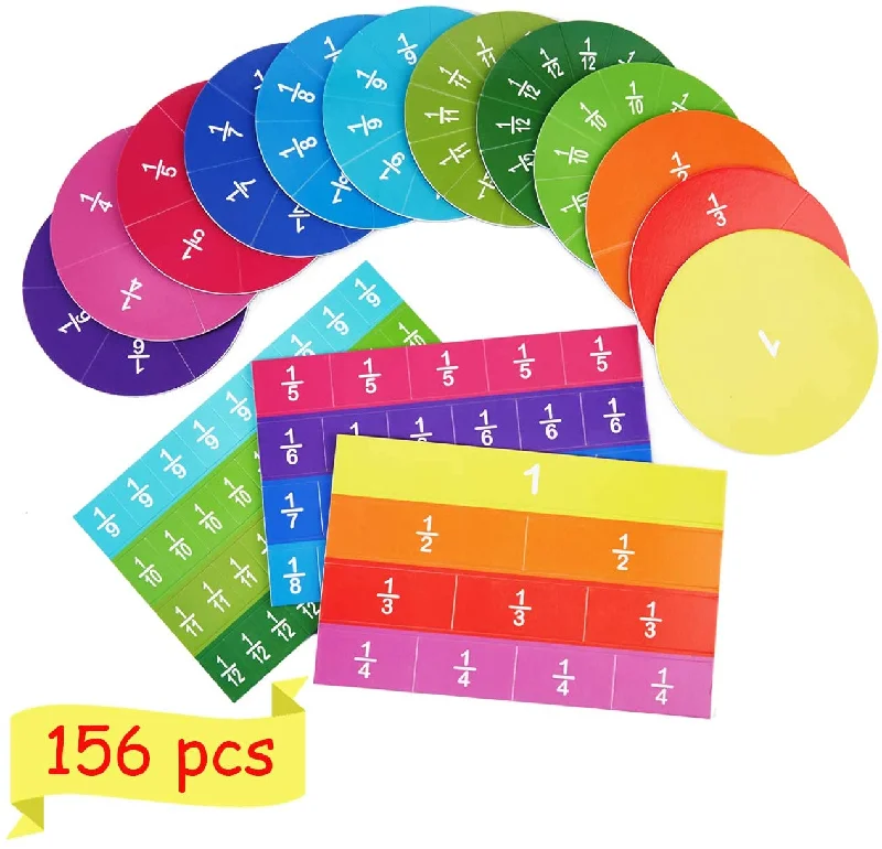 High - Quality Solid Wood Educational Toys for Developing Fine Motor Skills in KidsMagnetic Tiles & Circles Fractions Set 156pcs High - Quality Solid Wood Educational Toys for Developing Fine Motor Skills in KidsMagnetic Tiles & Circles Fractions Set 156pcs