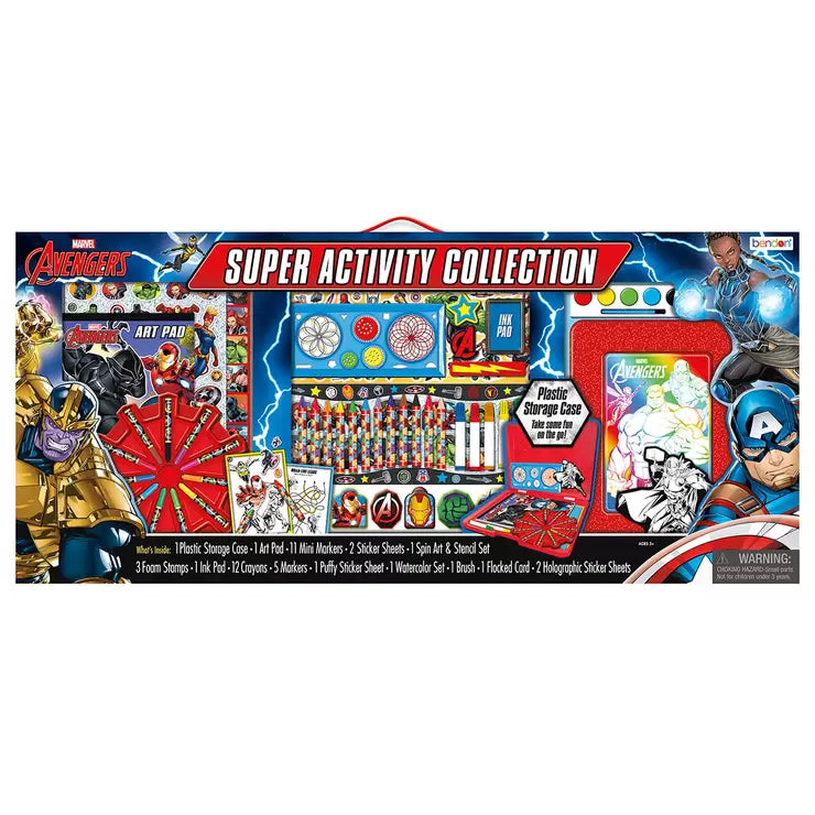 Hand - Sanded Wooden Educational Toys for Safe Exploration by PreschoolersBendon Marvel Avengers Super Activity Collection Set (3+ Years) - art set with markers, crayons, paints, stamps and more Hand - Sanded Wooden Educational Toys for Safe Exploration by PreschoolersBendon Marvel Avengers Super Activity Collection Set (3+ Years) - art set with markers, crayons, paints, stamps and more