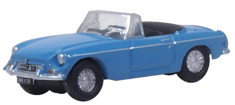 Model Kit of a Vintage Volkswagen Beetle for DIY CustomizationModel of the Iris Blue MGB Roadster by Oxford at 1:148 scale.