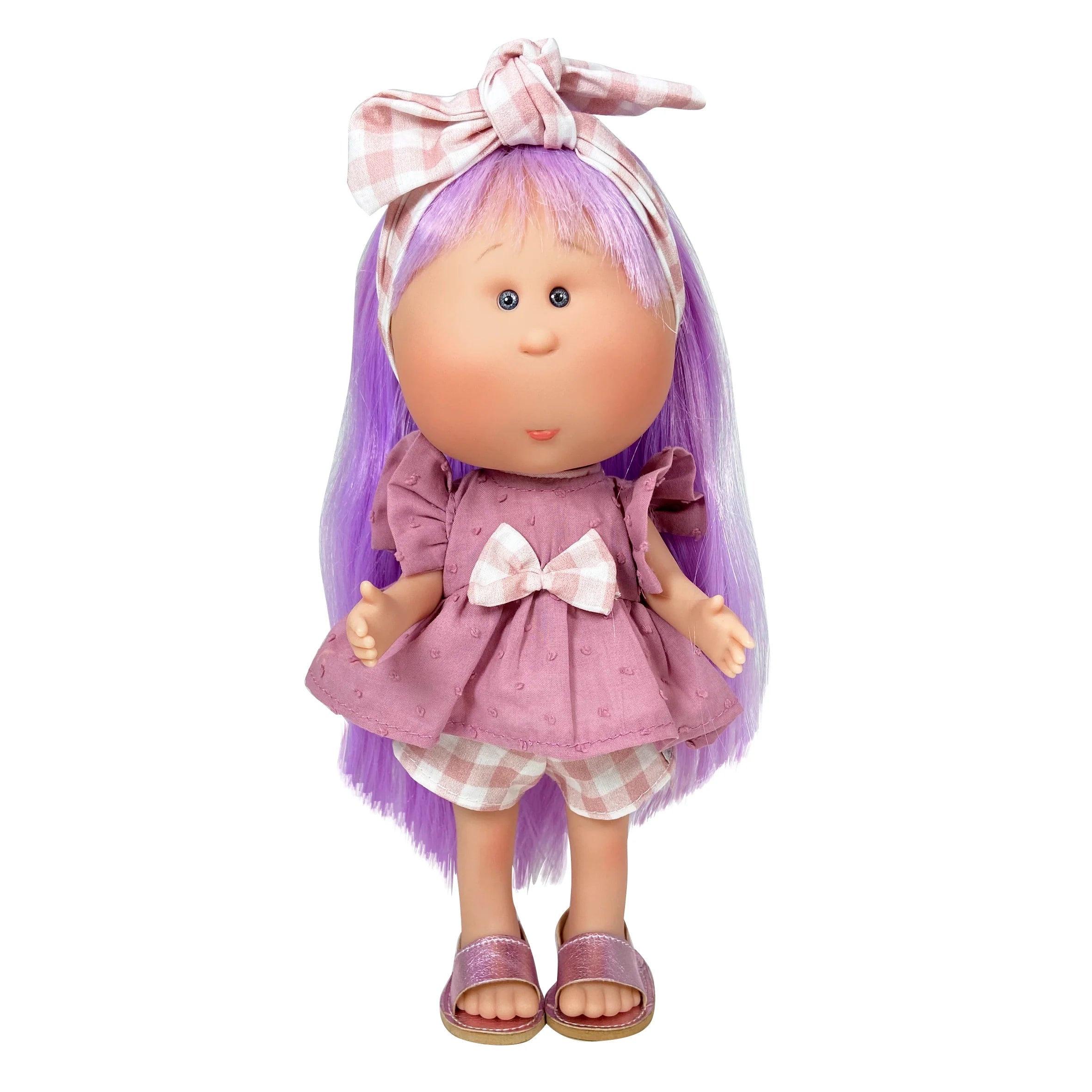 Plus - Sized Soft - Body Cloth Dolls for Toddlers with a Set of Colorful Clothing AccessoriesMia Plum Pudding Doll