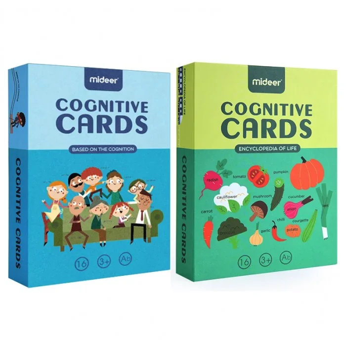 Hand - Sanded Wooden Educational Toys for Safe Exploration by PreschoolersMideer Educational Cognitive Cards Hand - Sanded Wooden Educational Toys for Safe Exploration by PreschoolersMideer Educational Cognitive Cards