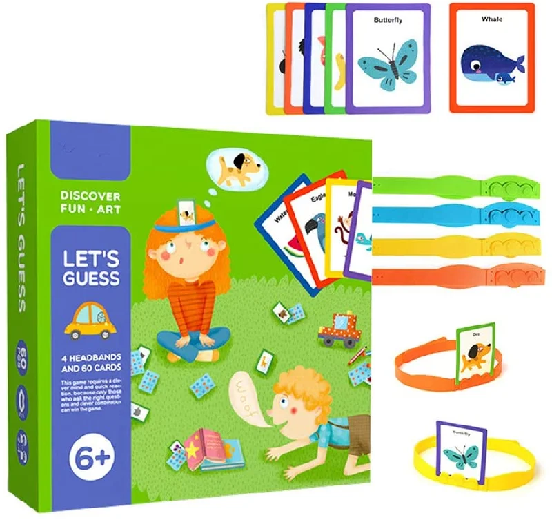 Eco - Friendly Solid Wood Educational Toys with Shape - Sorting Features for 1 - 3 Year OldsMideer Let's Guess Cognitive Card game Eco - Friendly Solid Wood Educational Toys with Shape - Sorting Features for 1 - 3 Year OldsMideer Let's Guess Cognitive Card game