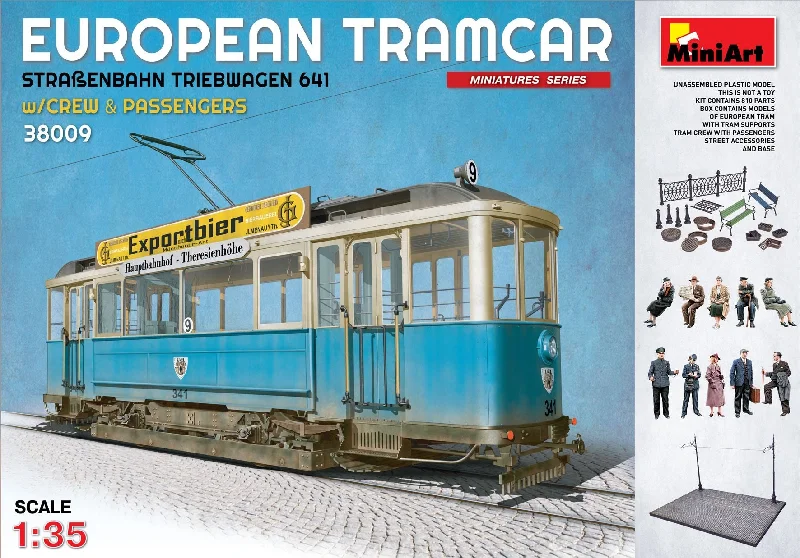 Kids' Plastic Pedal - Powered Tricycle with a Storage Basket and Safety FeaturesMiniArt 38009 1:35 European Tramcar with Crew and Passengers Kids' Plastic Pedal - Powered Tricycle with a Storage Basket and Safety FeaturesMiniArt 38009 1:35 European Tramcar with Crew and Passengers