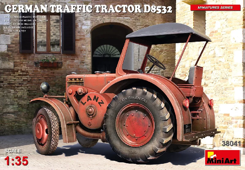 Collectible Train Set with a Steam Locomotive, Passenger Cars, and Track AccessoriesMini Art 38041 1:35 German Traffic Tractor D8532 Collectible Train Set with a Steam Locomotive, Passenger Cars, and Track AccessoriesMini Art 38041 1:35 German Traffic Tractor D8532