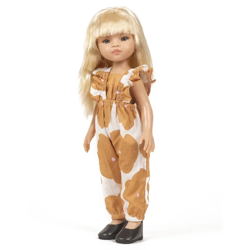 Dolls with a Temperature - Sensing Feature and Seasonal AccessoriesMinikane amigas Maya arty cotton jumpsuit