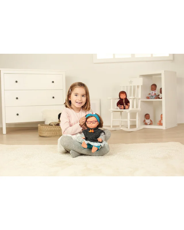 Dolls with Built - in LED Lights and Glow - in - the - Dark AccessoriesMiniland Caucasian Girl with Down Syndrome and Glasses Dolls Dolls with Built - in LED Lights and Glow - in - the - Dark AccessoriesMiniland Caucasian Girl with Down Syndrome and Glasses Dolls