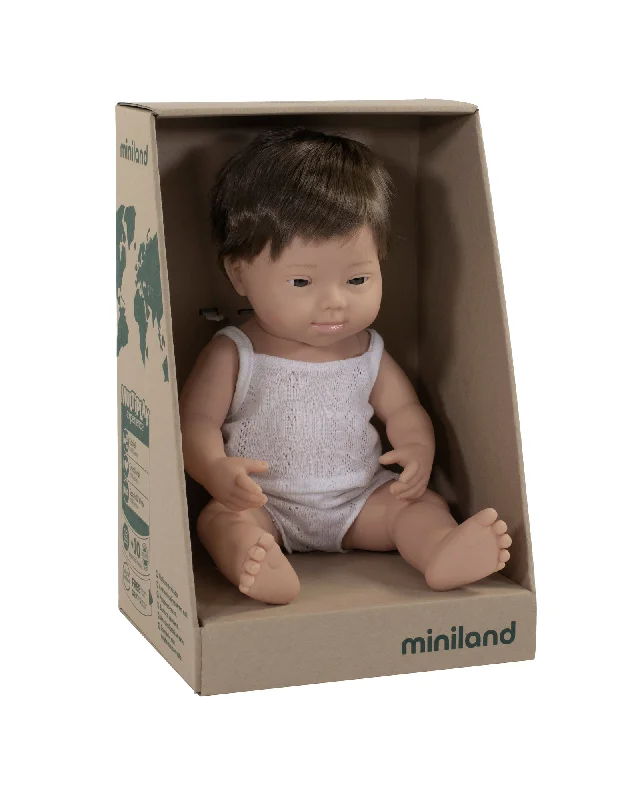 Plus - Sized Soft - Body Cloth Dolls for Toddlers with a Set of Colorful Clothing AccessoriesMiniland Caucasion Boy Doll with Down Syndrome Plus - Sized Soft - Body Cloth Dolls for Toddlers with a Set of Colorful Clothing AccessoriesMiniland Caucasion Boy Doll with Down Syndrome