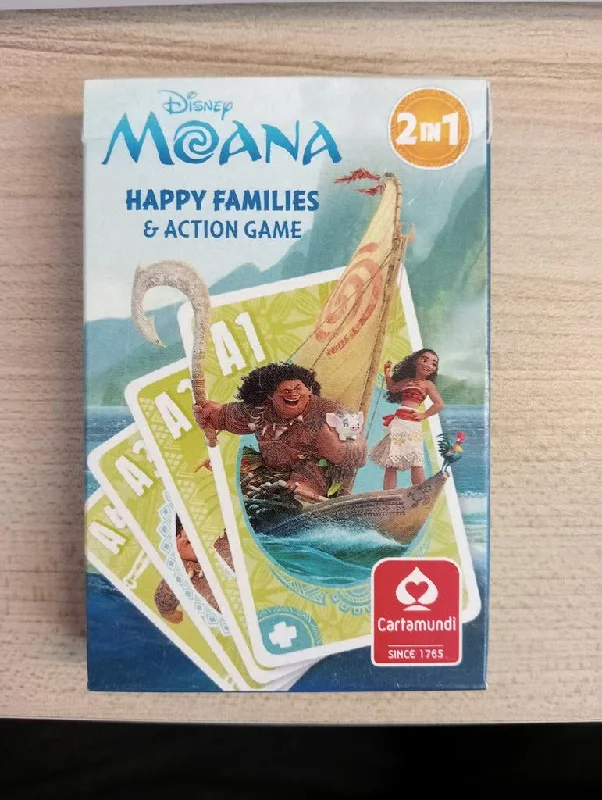 Large - Scale Solid Wood Educational Toys for Group Learning and CollaborationMoana Happy Families and Action Game Large - Scale Solid Wood Educational Toys for Group Learning and CollaborationMoana Happy Families and Action Game