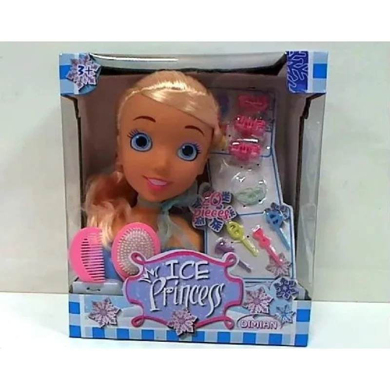 Hand - Painted Wooden Educational Toys in a Historical and Cultural ThemeMolly The Ice Princess With Hair Accessories Hand - Painted Wooden Educational Toys in a Historical and Cultural ThemeMolly The Ice Princess With Hair Accessories