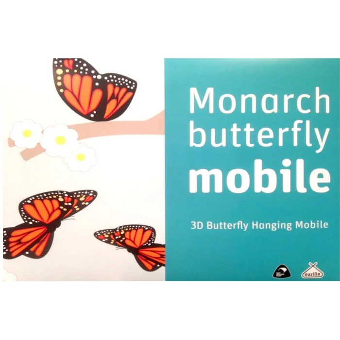 Sustainable Wooden Educational Toys with a Storytelling and Role - Playing SetMonarch Butterfly Mobile