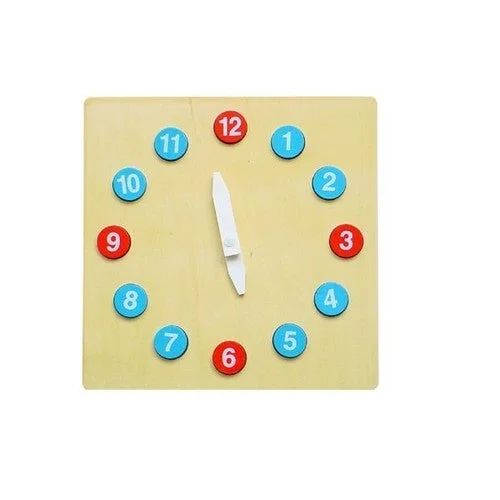 Natural Wood Educational Toys with a Magnetic Puzzle Design for Brain TrainingMontessori -clearance - Wooden Clock with removable numbers Natural Wood Educational Toys with a Magnetic Puzzle Design for Brain TrainingMontessori -clearance - Wooden Clock with removable numbers