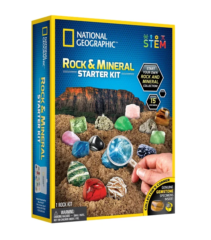 Hand - Carved Wooden Educational Toys with Alphabet - Learning BlocksRocks and Minerals Education Starter Kit Hand - Carved Wooden Educational Toys with Alphabet - Learning BlocksRocks and Minerals Education Starter Kit