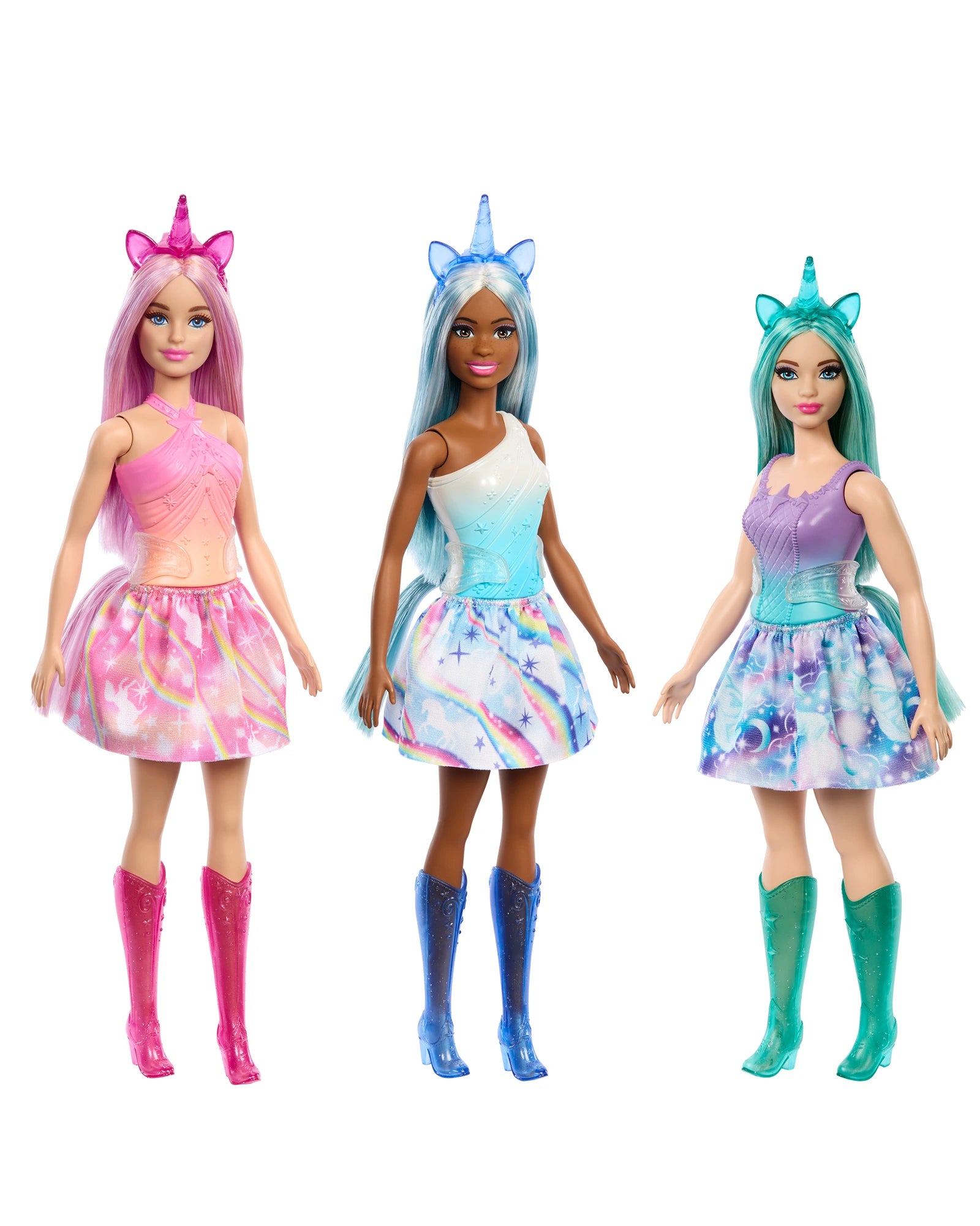 Dolls with a Braille - Embossed Nameplate and Sensory - Friendly AccessoriesBarbie New Core Unicorns New - Assorted