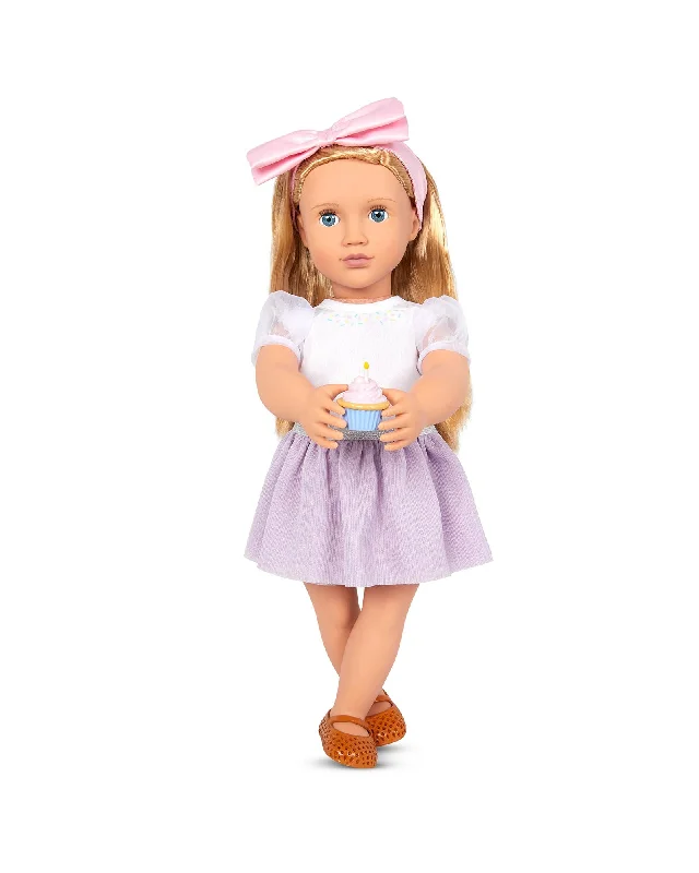 Dolls with Built - in LED Lights and Glow - in - the - Dark AccessoriesOur Generation Deluxe Birthday Cupcake Outfit Dolls with Built - in LED Lights and Glow - in - the - Dark AccessoriesOur Generation Deluxe Birthday Cupcake Outfit