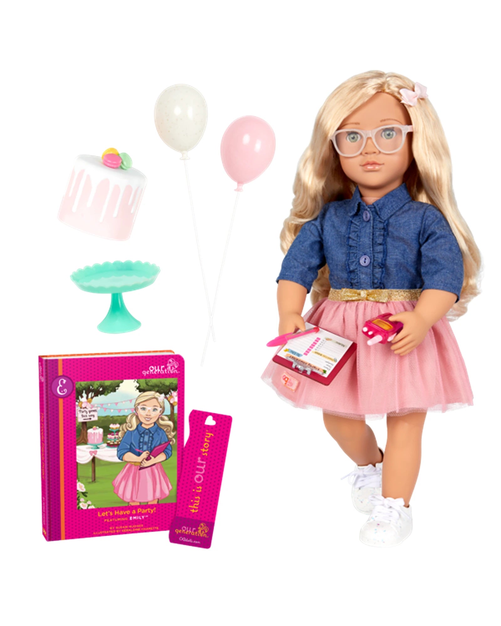 Dolls Made from Sustainable Materials with Environment - Friendly AccessoriesOur Generation Deluxe Party Planner Doll with Book Emily Dolls Made from Sustainable Materials with Environment - Friendly AccessoriesOur Generation Deluxe Party Planner Doll with Book Emily