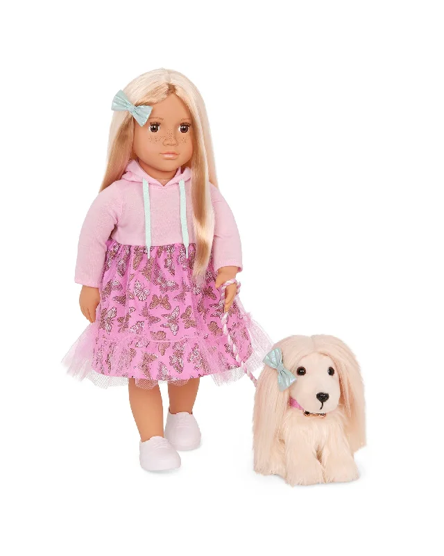 Dolls with a Solar - Powered Feature and Outdoor - Adventure AccessoriesOur Generation Doll with Pet & Matching Hairstyles, Hattie & Bella Dolls with a Solar - Powered Feature and Outdoor - Adventure AccessoriesOur Generation Doll with Pet & Matching Hairstyles, Hattie & Bella
