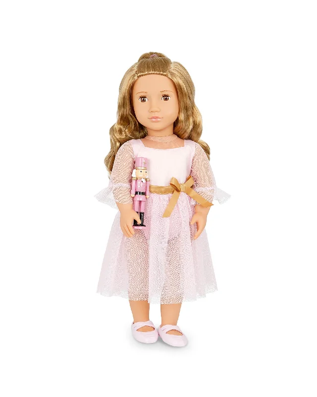 Interactive Talking Dolls with Educational Accessories like Storybooks and FlashcardsOur Generation Doll with Pink Dress & Nutcracker, Natasha Interactive Talking Dolls with Educational Accessories like Storybooks and FlashcardsOur Generation Doll with Pink Dress & Nutcracker, Natasha