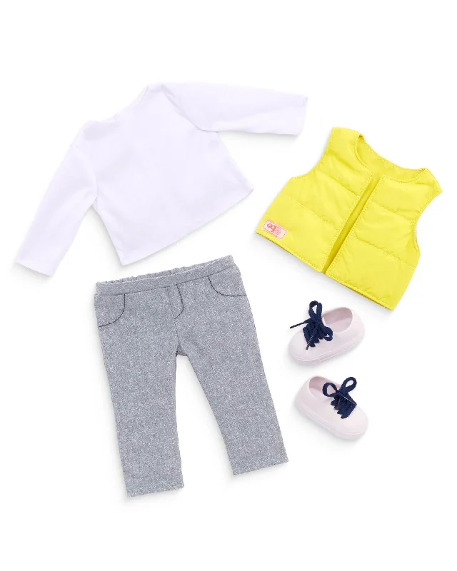 Interactive Talking Dolls with Educational Accessories like Storybooks and FlashcardsOur Generation Doll with Vest and Jeans Lee Interactive Talking Dolls with Educational Accessories like Storybooks and FlashcardsOur Generation Doll with Vest and Jeans Lee