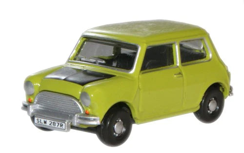 Model Kit of a 1957 Ford Thunderbird for Hobbyists to Assemble and CustomizeOxford Diecast Classic Mini Lime Green - 1:76 Scale