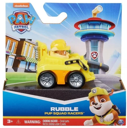 High - Grade Solid Wood Educational Toys for Improving Hand - Eye CoordinationPaw Patrol Pup squad Racer Rubble High - Grade Solid Wood Educational Toys for Improving Hand - Eye CoordinationPaw Patrol Pup squad Racer Rubble
