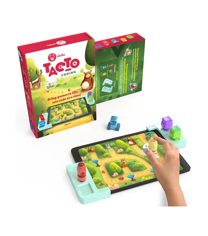 Natural Wood Educational Toys with a Construction and Engineering Play SetTacto - Coding Natural Wood Educational Toys with a Construction and Engineering Play SetTacto - Coding