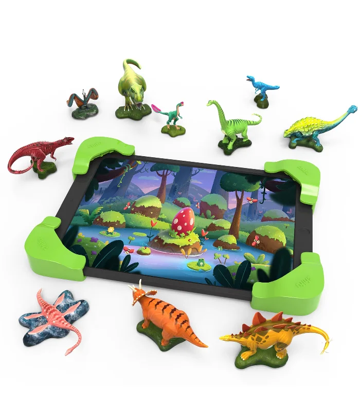 Natural Finish Wooden Educational Toys with a Music - Making Function for 3 - 5 Year OldsTacto - Dinos Natural Finish Wooden Educational Toys with a Music - Making Function for 3 - 5 Year OldsTacto - Dinos